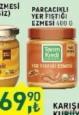 TARIM KREDİ PARÇACIKLI YER FISTIĞI EZMESİ 400 G fiyat ve kampanya bilgisi